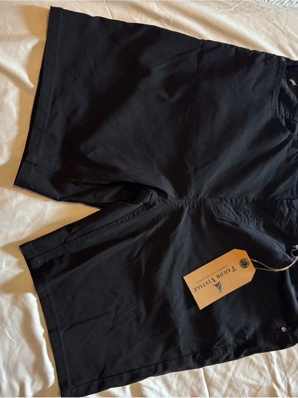 Tailor Vintage Black Men's Hybrid Shorts